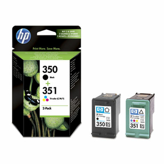 Multipack HP 350, HP 351 SD412EE schwarz, farbig