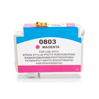 Tintenpatrone für Epson T0803 magenta