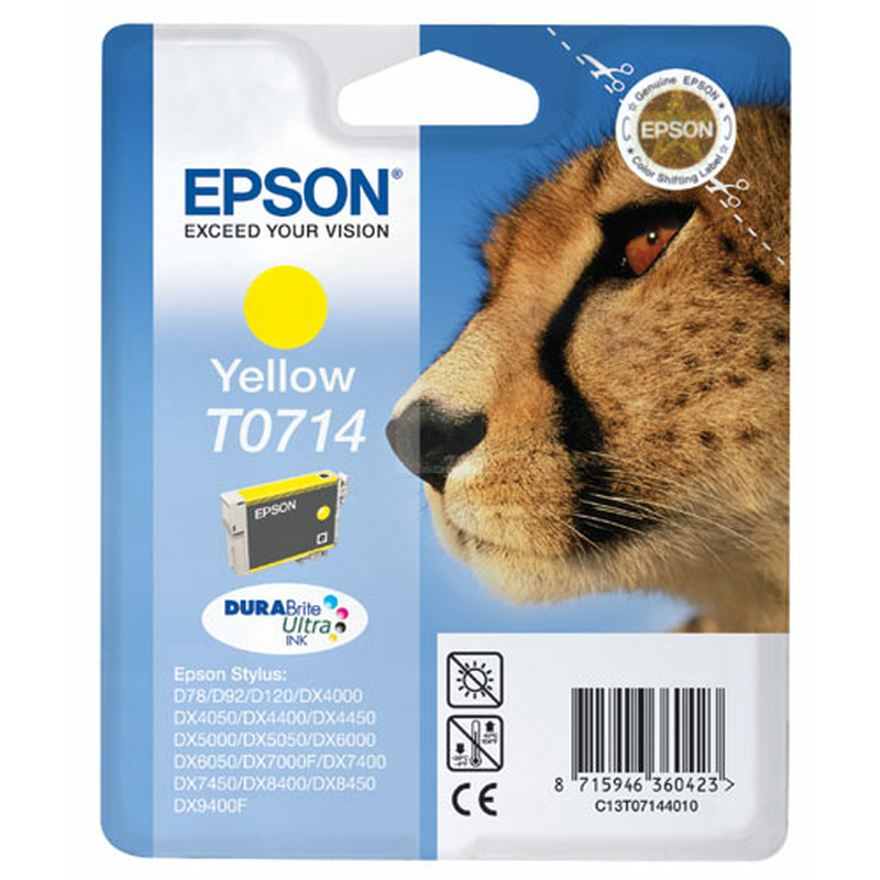 Epson T0714 Tinte Yellow