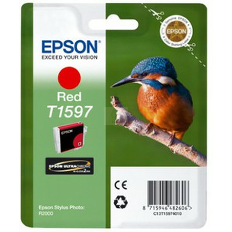 Epson Tintenpatrone T1597 Red 17ml