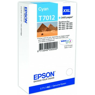 Tintenpatrone Epson T7012 XXL Cyan