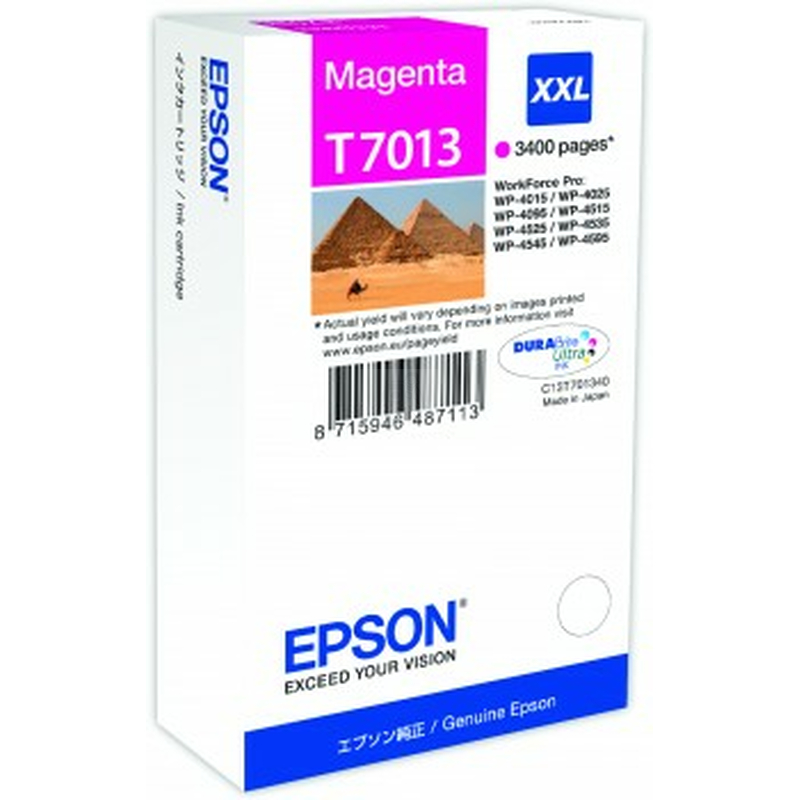 Tintenpatrone Epson T7013 XXL Magenta