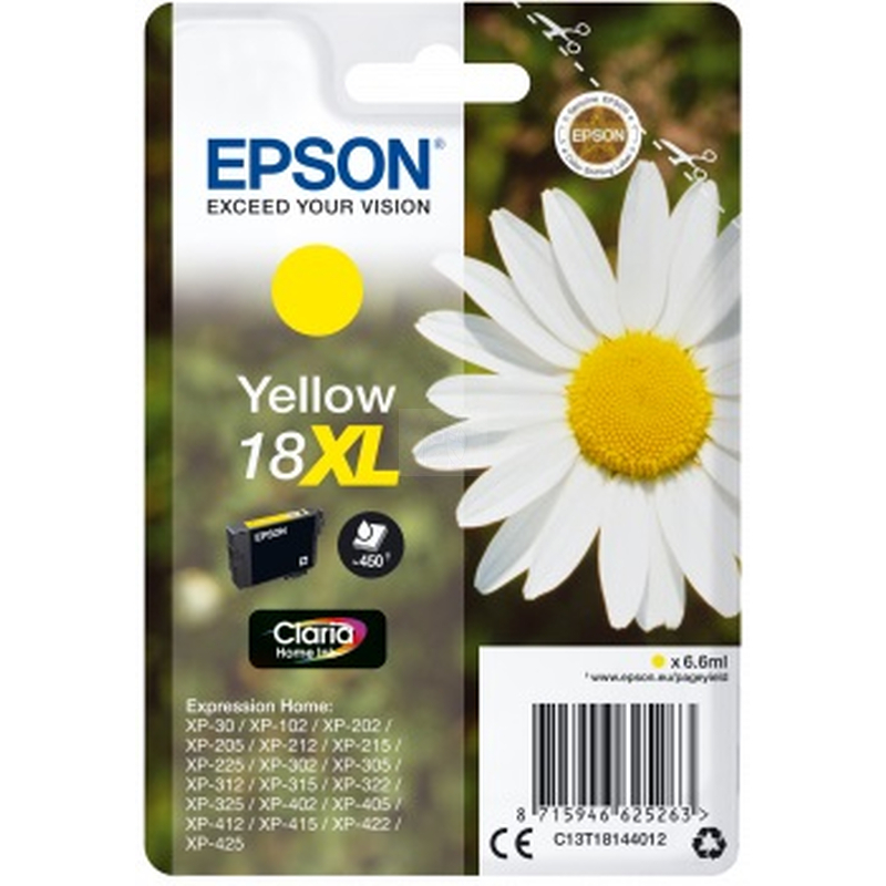 Epson 18XL Tinte Gelb
