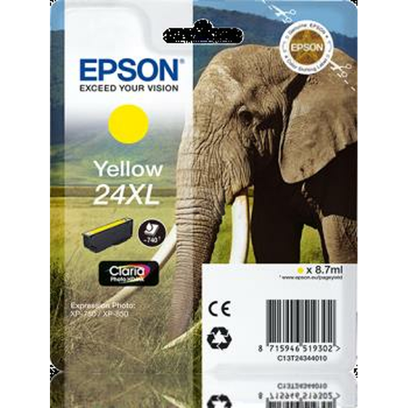 Epson 24XL Tintenpatrone Gelb