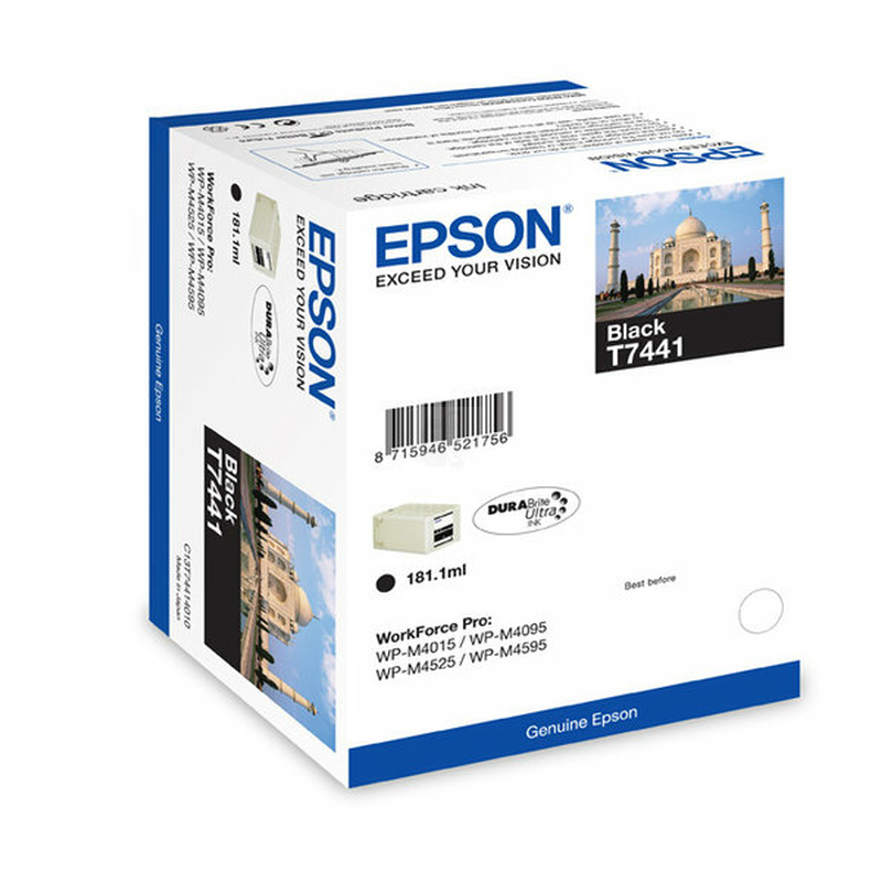Tintenpatrone Epson T7441 schwarz 10.000 Seiten