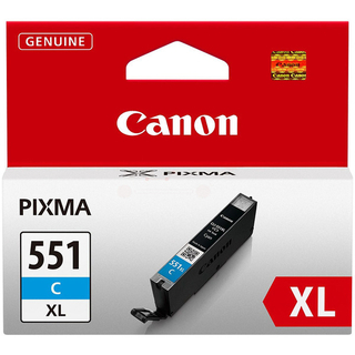 Original Canon 6444B001 / CLI-551CXL Tinte Cyan XL