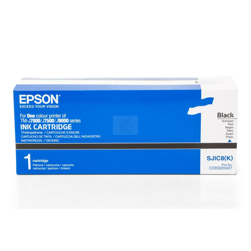 Original Epson C33S020407 / SJIC8 Tinte Black