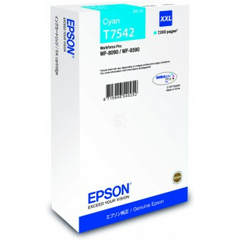 Epson T7542 XXL cyan