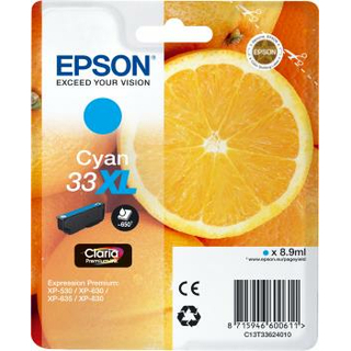 Epson 33XL Tinte Cyan