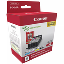 Canon CLI-581XL BK/C/M/Y Tinte mit hoher Reichweite + Fotopapier Value Pack